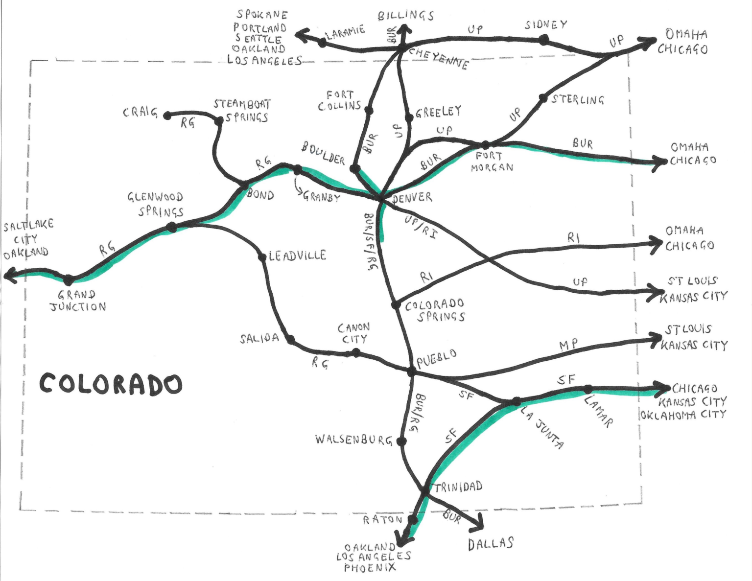 Colorado Railroad Map Train Routes In Colorado Map Ra - vrogue.co